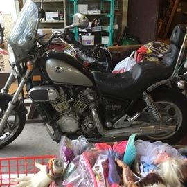 Full view of motorcycle