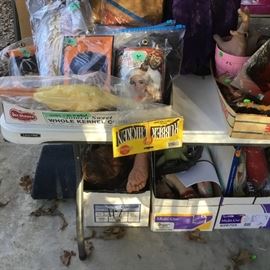 Wigs, costumes, toys for Halloween