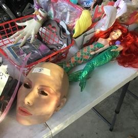 Halloween along with dolls