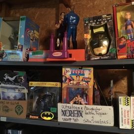 Lots of collectibles still in original packaging