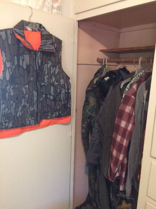 Hunting clothes and coveralls