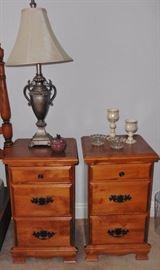 Two cute Maple nightstands