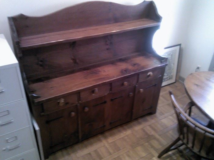 Hunt Country Furniture Colonial Breakfront  - handmade