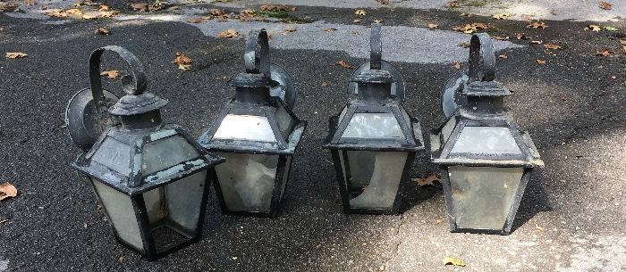 Set of Old Lanterns