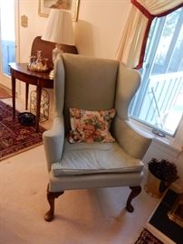 WING CHAIR WITH DOWN CUSHION