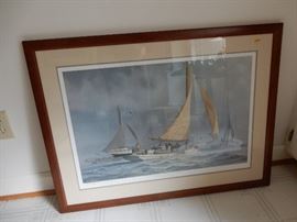 SIGNED, LIMITED EDITION SAILING PRINT