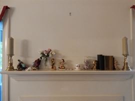 CANDLESTICKS, FIGURINES