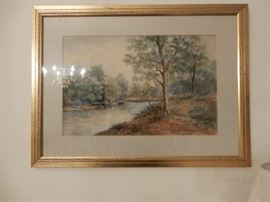 WATER COLOR BY LYNCHBURG ARTIST 