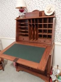 INTERIOR OF PLANTATION DESK