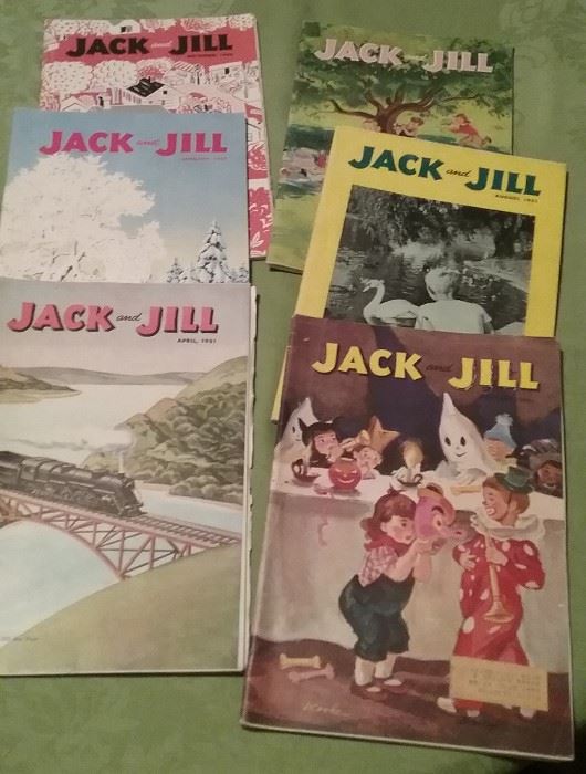 Jack and Jill Magazines from 1950 and 1951