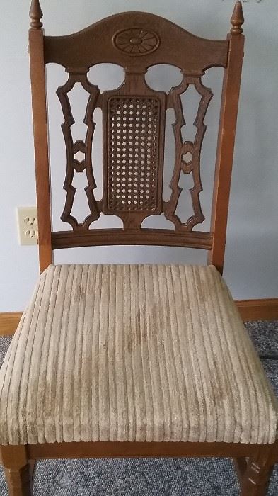 ornate vintage chair. 