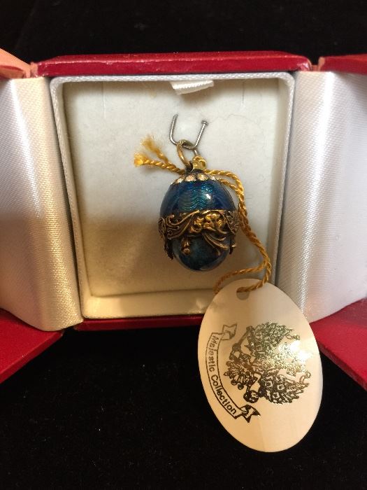 Majestic Collection Faberge style egg pendant 