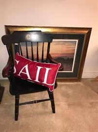 SAIL PILLOW, N.C. COLLEGE CHAIR, ART