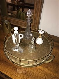 BRASS, PERFUME BOTTLES