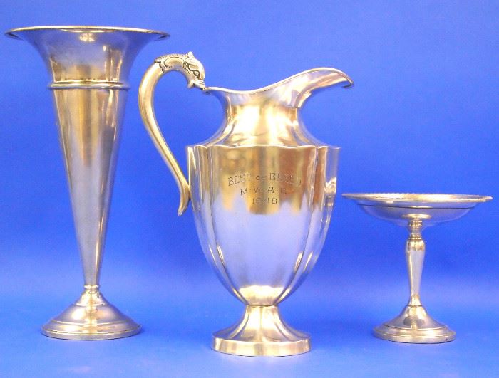 Sterling silver (1948 "Best of Breed" trophy-center)