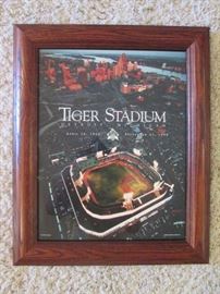Tiger Stadium Framed Picture