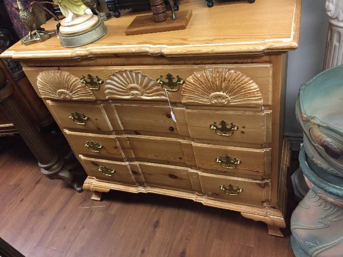 Vintage Block-front Chest of Drawers.