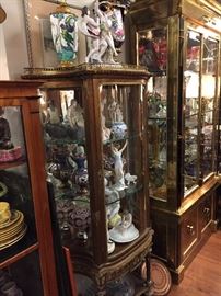 Numerous Vitrines of various sizes, shapes, and styles.