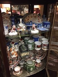 Antique English Porcelain, Wedgwood and other Jasperware.