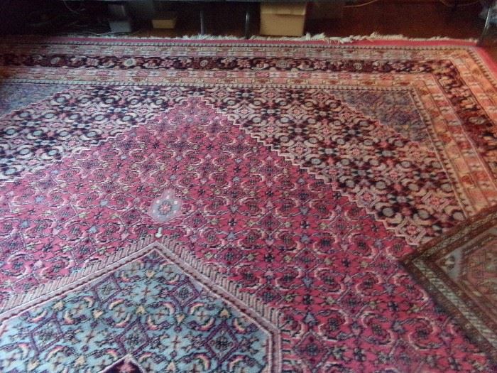 Large room hand knotted rug (12 x 15)