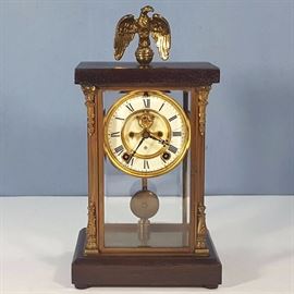 Clock Ansonia Crystal Regulator