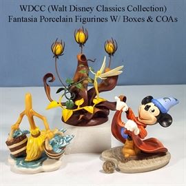 Figurines WDCC Porcelain Fantasia Autumn Fairy Mischievous Apprentice Bucket Brigade