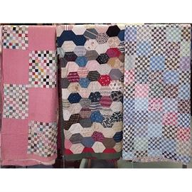Linens Quilts Postage Stamp Etc