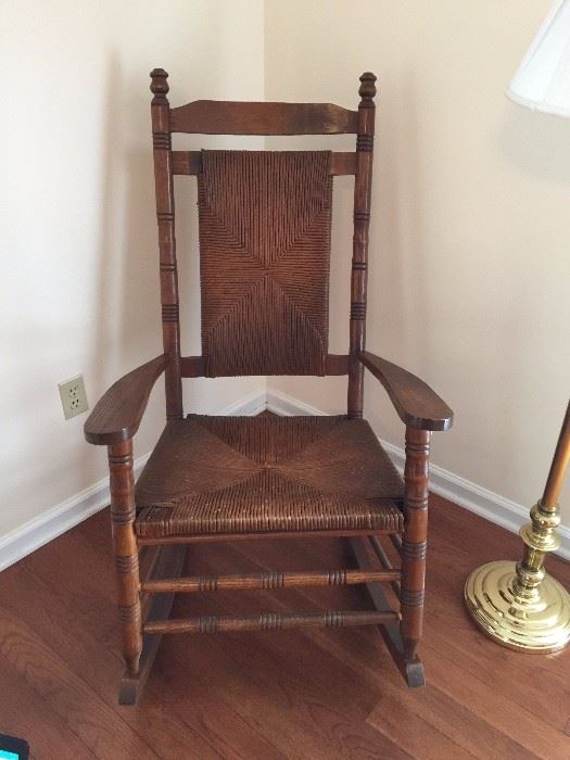 
#2	Wood Rocking Chair	 $75.00 
