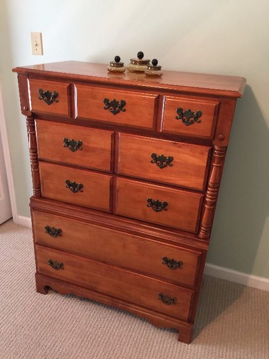 #9	maple Chest of Drawers  36x18x58	 $75.00 
