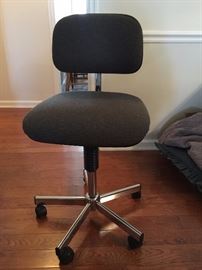 #52	office Chair with Chrome Wheels	 $25.00 

