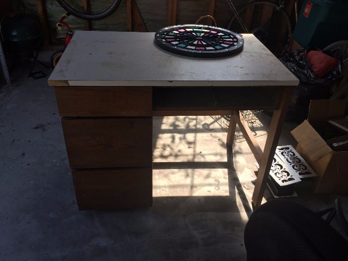 #87	Desk with 4 drawers - Wood   2ftx38IN x30	 $25.00 
