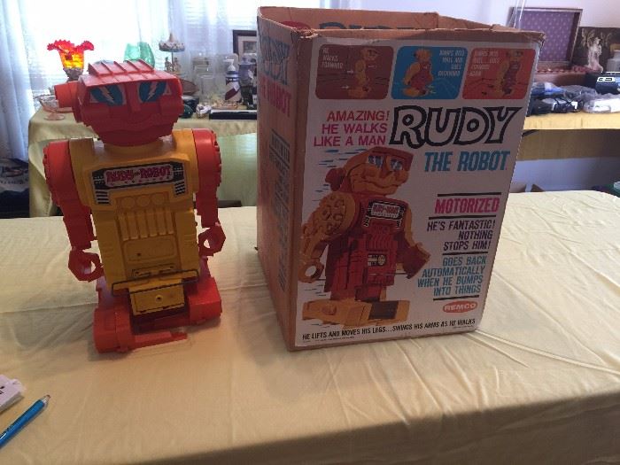 #39	Rudy the Robot with Box and Insert	 $65.00 
