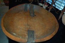 GREAT ANTIQUE WOODEN TRENCHER