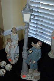 LLADRO #5205 LAMPLIGHTER "AS IS"