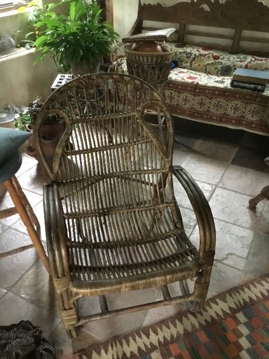 Bamboo antique chair