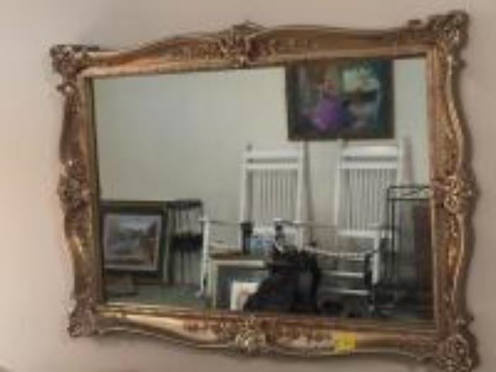 Framed mirror