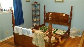 Full Size Bed, Vintage Linens 