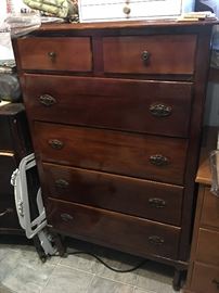 Nice old tall chest of drawers