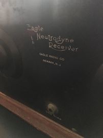 Eagle Neutrodyne Receiver Eagle Radio Co Neward NJ 