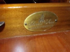 Seven Seas by Hooker Furniture Executive Solid Wood Desk with claw feet