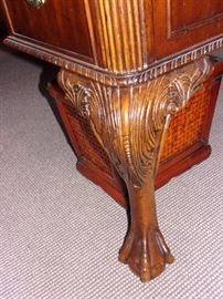 Seven Seas by Hooker Furniture Executive Solid Wood Desk with claw feet