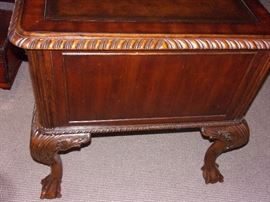 Seven Seas by Hooker Furniture Executive Solid Wood Desk with claw feet