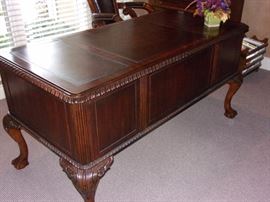 Seven Seas by Hooker Furniture Executive Solid Wood Desk with claw feet