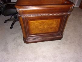 Executive desk with matching lateral file