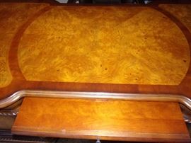 Executive desk with matching lateral file