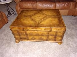 Books coffee table with drawers