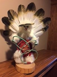 Vintage Indian Kachina Doll "Hoop Dancer"