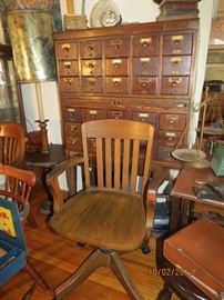 Vintage Maple Office Chair