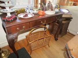 Mahogany Writers desk, Bamboo