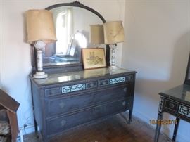 Antique Dresser and Chest of Draw,
